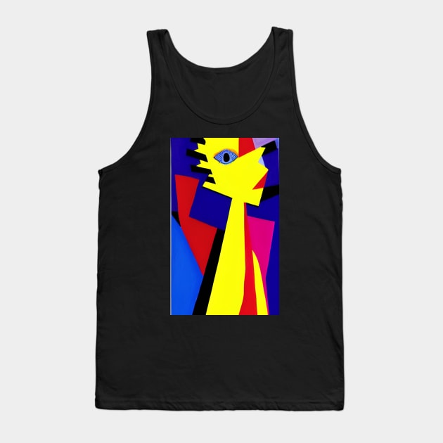 Couple Debriefing a Suitcase Tank Top by Psychedeers